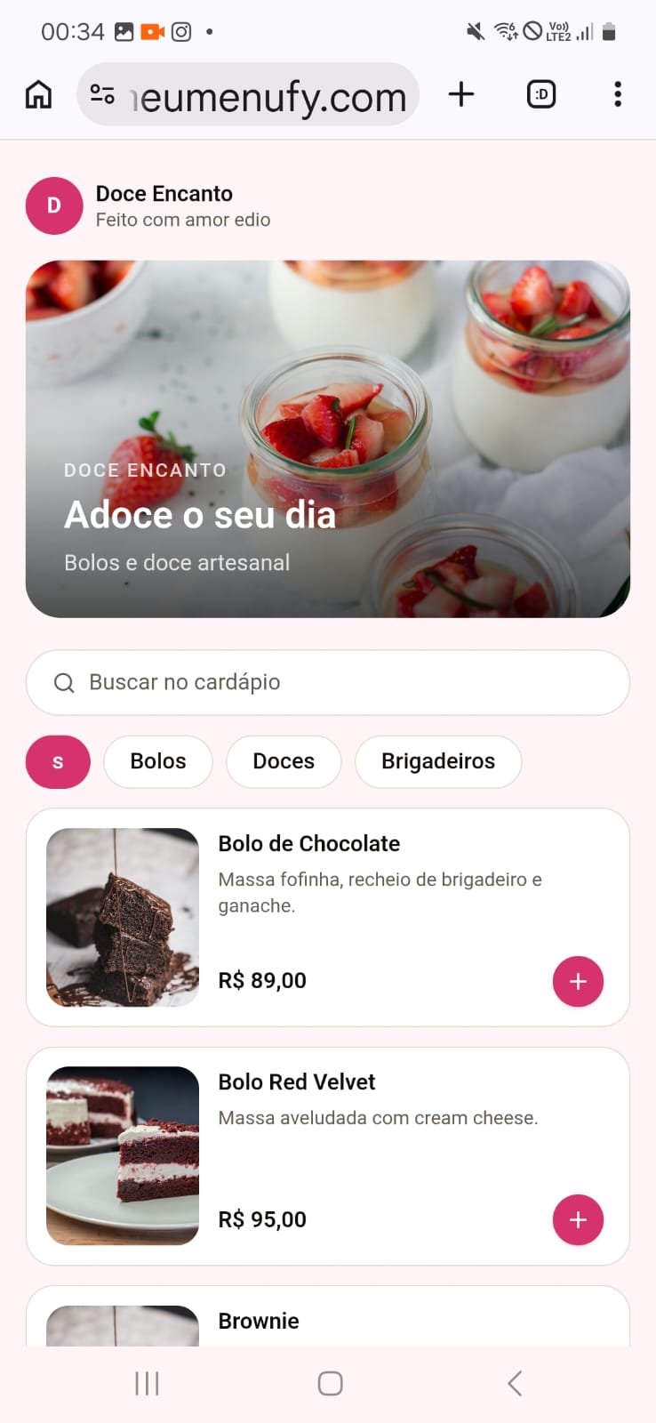 Doces & Bolos