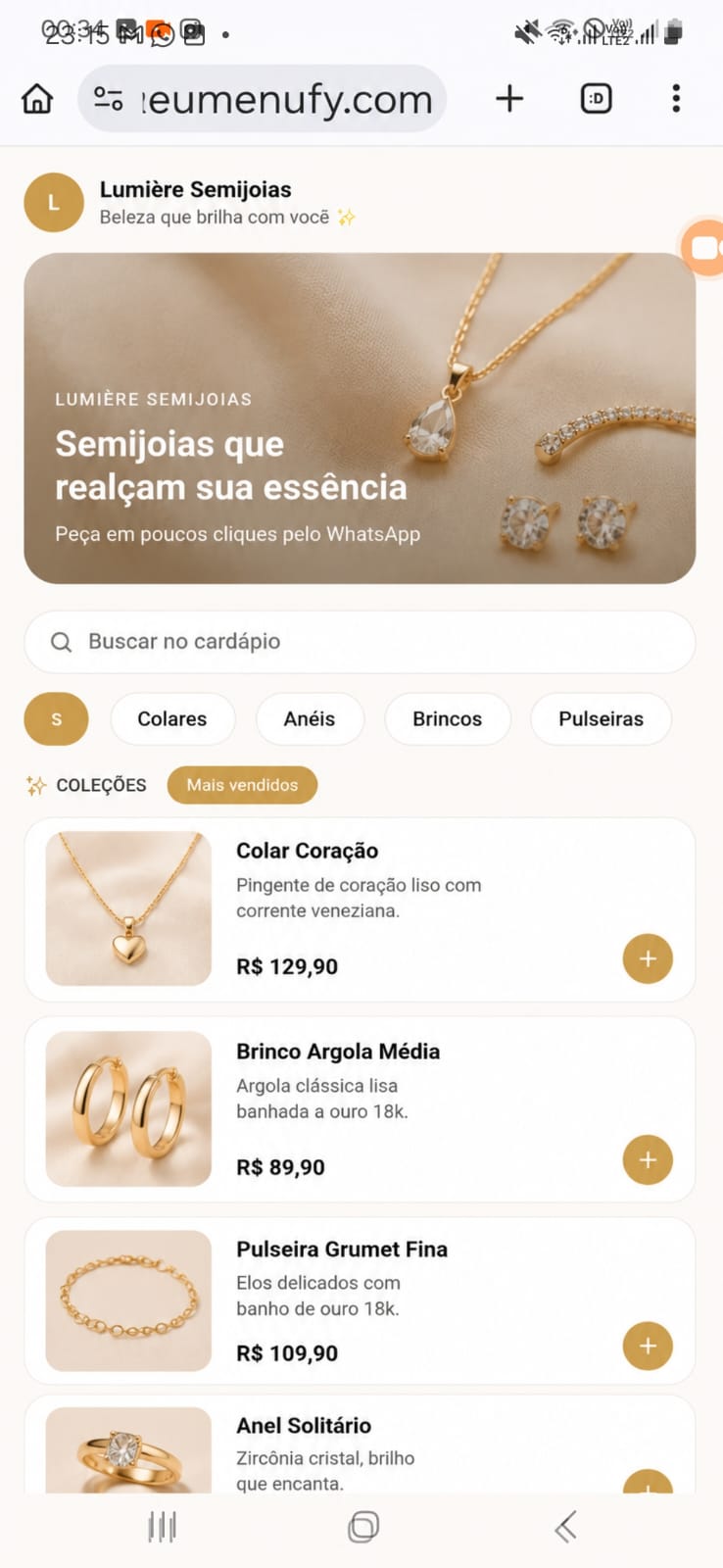 Semijoias